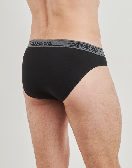 Athena BASIC COTON Pack de 4 Crna