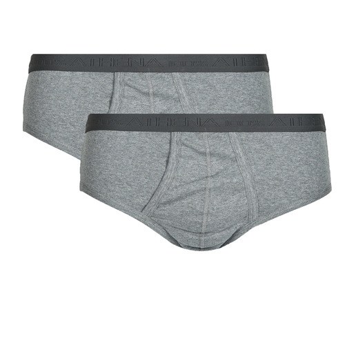 Athena BASIC COTON BIO Pack de 2 Siva / Raznobojno tkanje