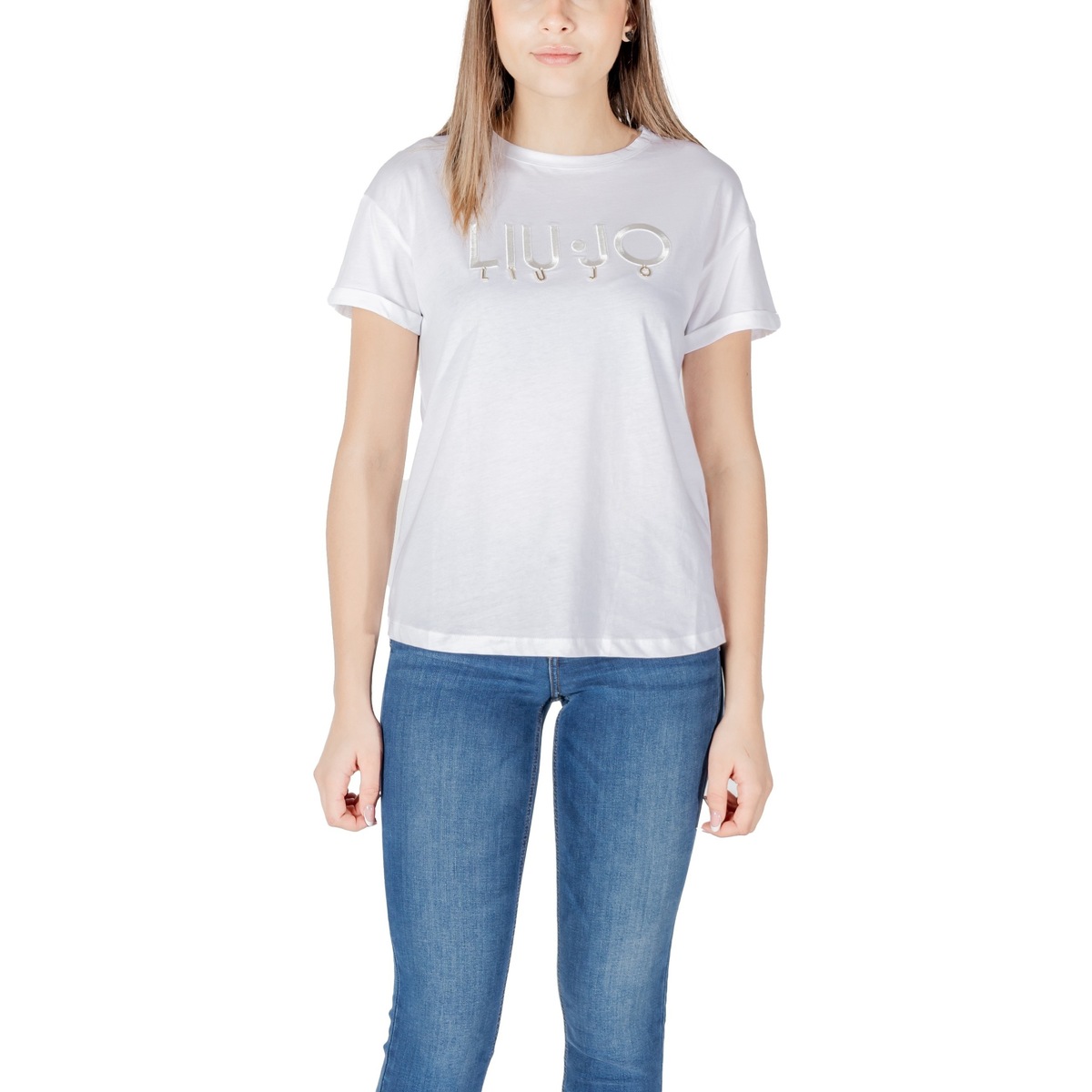 Odjeća Žene
 Majice kratkih rukava Liu Jo ECS MODA M/C WA5007JS923 Bijela