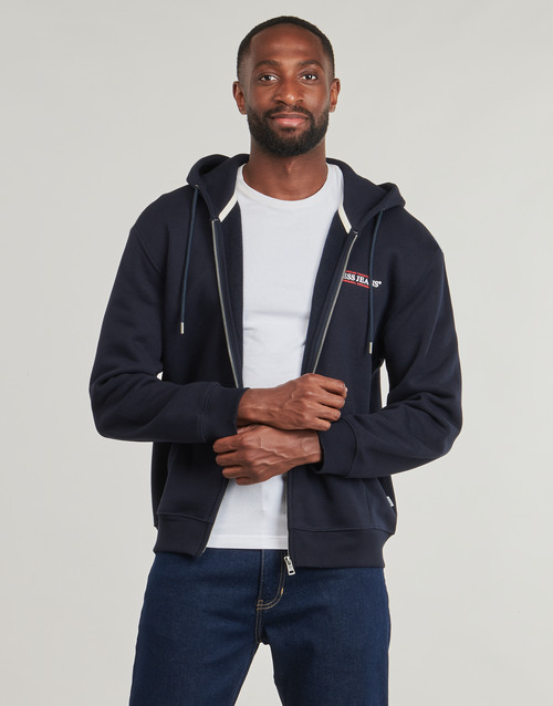 Guess GJ ZIP HOOD REG Tamno plava  