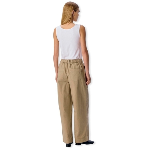 Object Meilin Trousers - Twill Bež