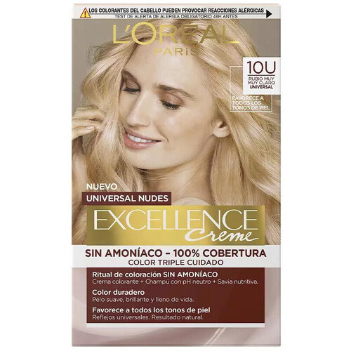 Ljepota Žene
 Boje za kosu L'oréal Excellence Creme Hair Color Universal Nudes - 10u Blond Other