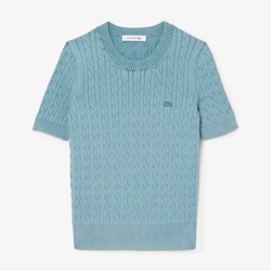 Odjeća Žene
 Puloveri Lacoste SWEATER Plava