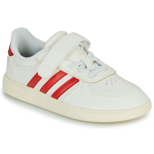Obuća Djevojčica Niske tenisice Adidas Sportswear BREAKNET SLEEK EL C Bež / Crvena