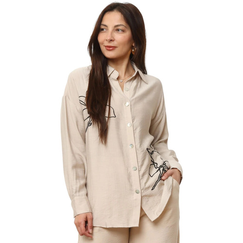 Odjeća Žene
 Košulje i bluze La Modeuse 74555_P176159 Bež