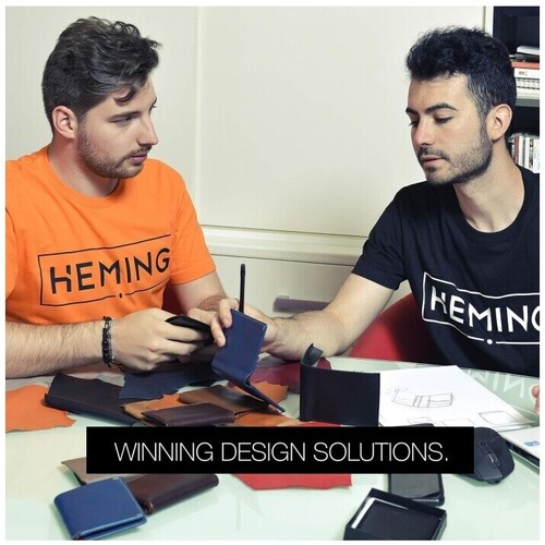 Heming H-1 CARTERA TARJETERO FBA Negro Crna