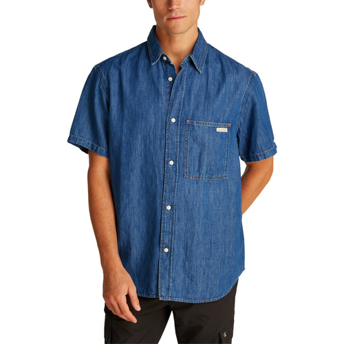Odjeća Muškarci
 Košulje dugih rukava Calvin Klein Jeans REGULAR SS DENIM J30J327178 Plava