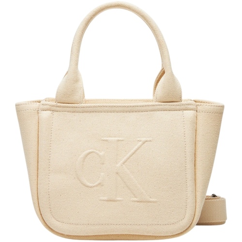 Torbe Žene
 Torbe Calvin Klein Jeans SUMMER CANVAS MINI TOTE LV04K3160G Bež