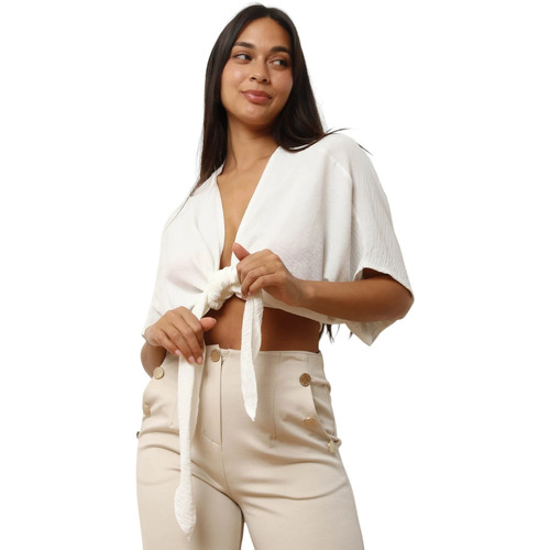 Odjeća Žene
 Topovi i bluze La Modeuse 75168_P177620 Bijela
