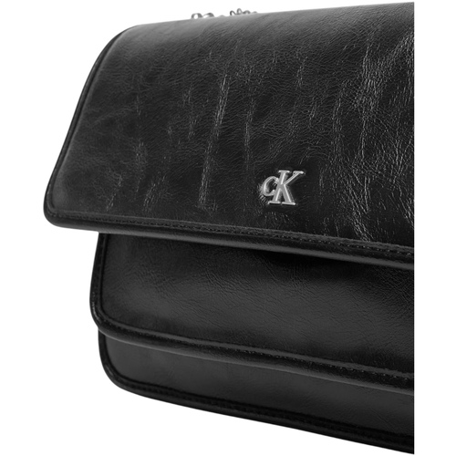 Calvin Klein Jeans CHAIN EW FLAP CONV CHAIN LV04K3084G Crna