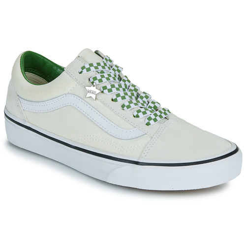 Obuća Žene
 Niske tenisice Vans Old Skool Krem boja / Zelena
