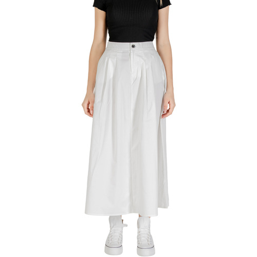 Odjeća Žene
 Suknje Only Onlzora Hw Long Pleat Pnt 15344535 Bijela