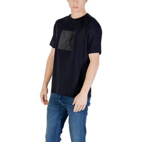 BOSS Tee Logo Rib 10270342 01 50538096 Plava