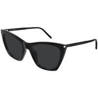 Satovi & nakit Sunčane naočale Yves Saint Laurent Occhiali da Sole Saint Laurent SL 214 Kate Thin 001 Crna
