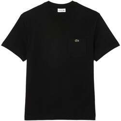 Odjeća Muškarci
 Majice / Polo majice Lacoste Chest Pocket Cotton T-Shirt Black Crna