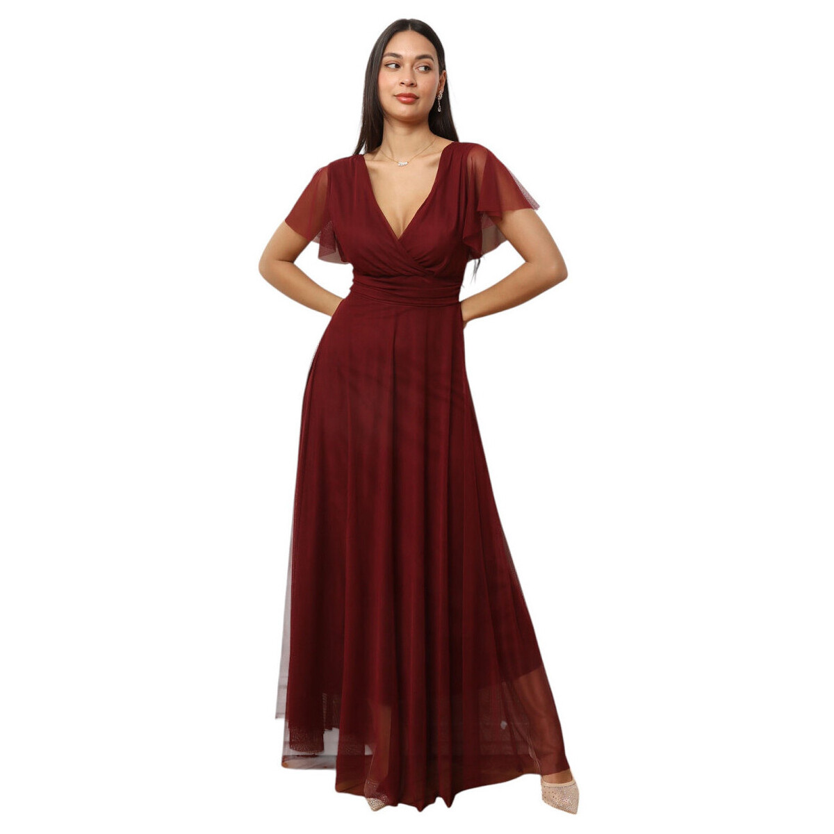 Odjeća Žene
 Haljine La Modeuse 74831_P176770 Bordo