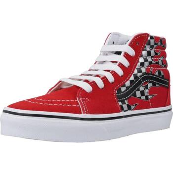 Obuća Dječak
 Modne tenisice Vans SK8-HI REFLECT CHECK FLAME Crvena