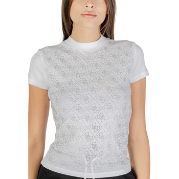 Guess SS MOCK NECK ALL OVER 4G TEE W4BI26 J1314