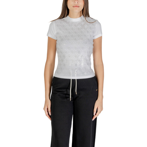Guess SS MOCK NECK ALL OVER 4G TEE W4BI26 J1314 Bijela