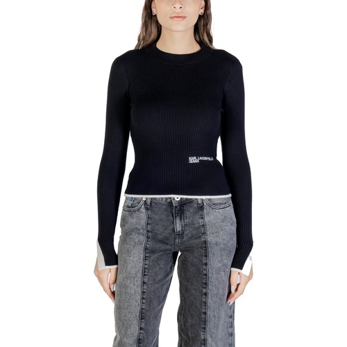 Odjeća Žene
 Puloveri Karl Lagerfeld KLJ MOCK NECK SWEATER A3W18006 Crna