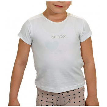 Odjeća Djeca Majice / Polo majice Geox T-shirt Bijela