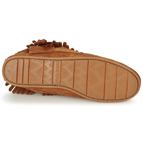 Minnetonka CONCHO FEATHER SIDE ZIP BOOT Smeđa