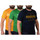 Odjeća Muškarci
 Majice / Polo majice Kappa Tripack Maglie Narančasta