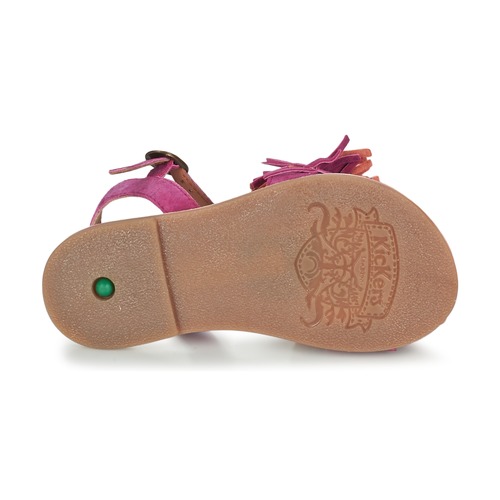 Kickers DIXFROUFROU KID Fuchsiová / Koraljna