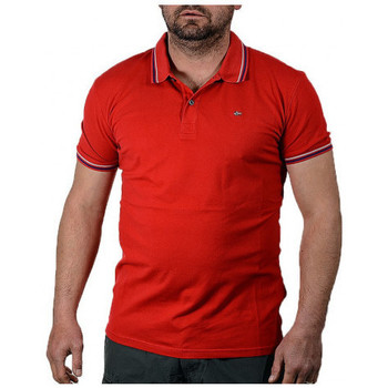 Odjeća Muškarci
 Majice / Polo majice Napapijri ELDIS STRIPEA Crvena