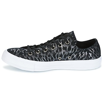 Converse CHUCK TAYLOR ALL STAR SHIMMER SUEDE OX Crna / Bijela