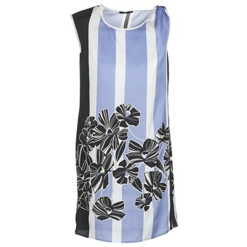Odjeća Žene
 Kratke haljine Sisley LAPOLLA Blue / Bijela / Crna