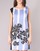 Odjeća Žene
 Kratke haljine Sisley LAPOLLA Plava / Bijela / Crna