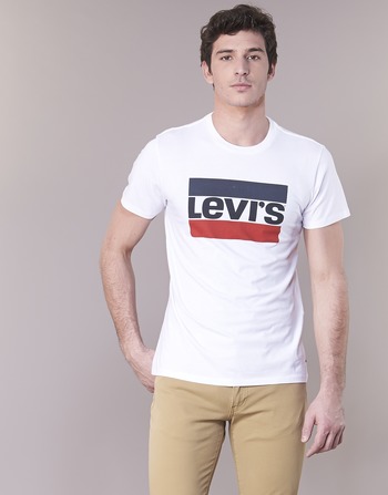 Odjeća Muškarci
 Majice kratkih rukava Levi's GRAPHIC SPORTSWEAR LOGO Bijela