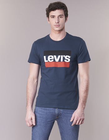 Odjeća Muškarci
 Majice kratkih rukava Levi's GRAPHIC SPORTSWEAR LOGO Blue
