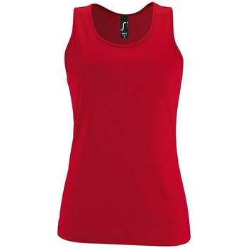 Odjeća Žene
 Majice s naramenicama i majice bez rukava Sols SPORT TT WOMEN Red