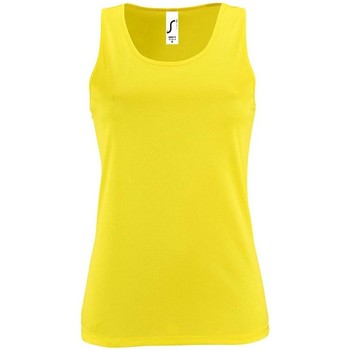 Odjeća Žene
 Majice s naramenicama i majice bez rukava Sols SPORT TT WOMEN Žuta