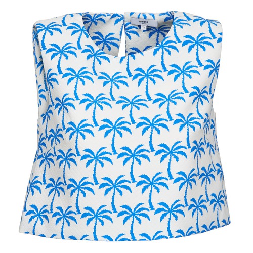 Odjeća Žene
 Majice s naramenicama i majice bez rukava Suncoo LANA Bijela / Plava