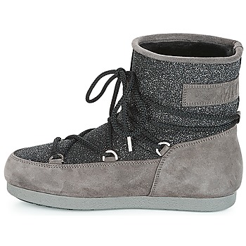 Moon Boot FAR SIDE LOW SUEDE GLITTER Crna / Siva