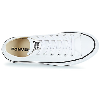 Converse CHUCK TAYLOR ALL STAR LIFT CLEAN OX LEATHER Bijela